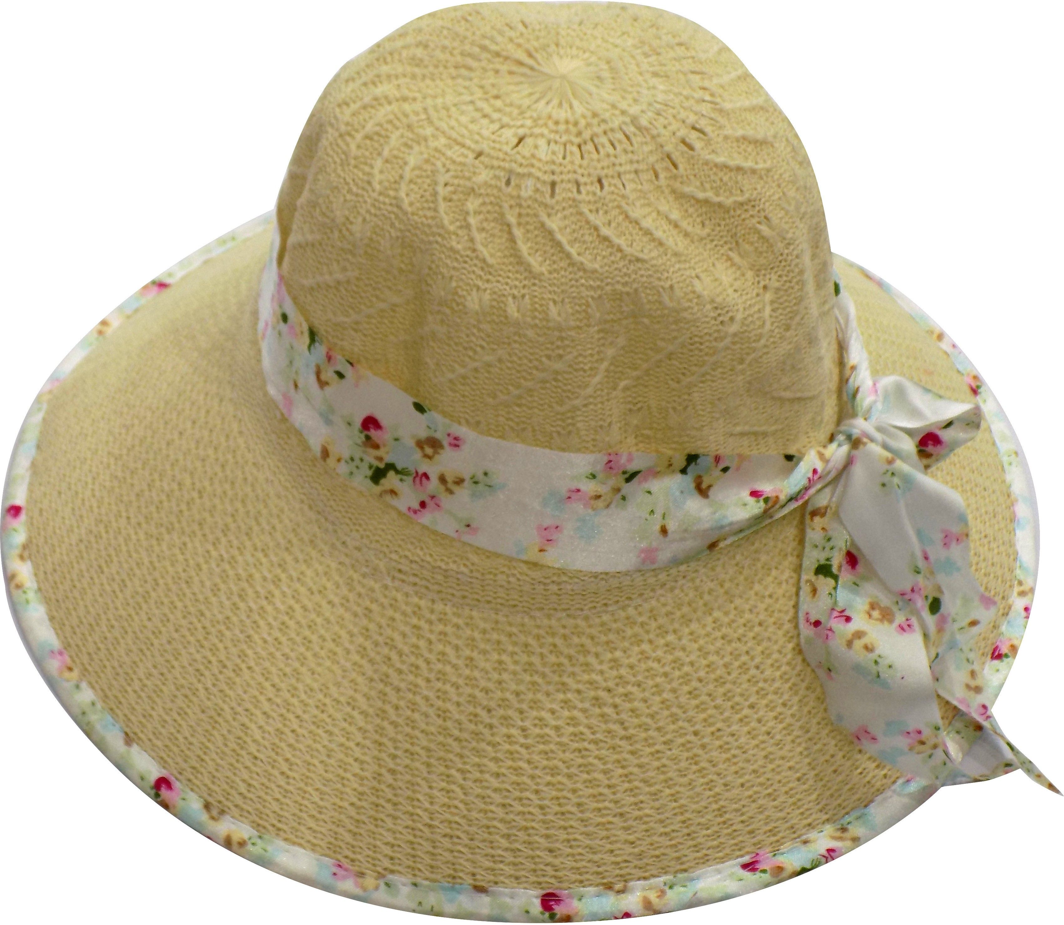 INAAYA Perfect Rakhi Gift for Sister Sun Hat Premium Quality Travel Use Hats, Cream Printed Ribbon-picture-35