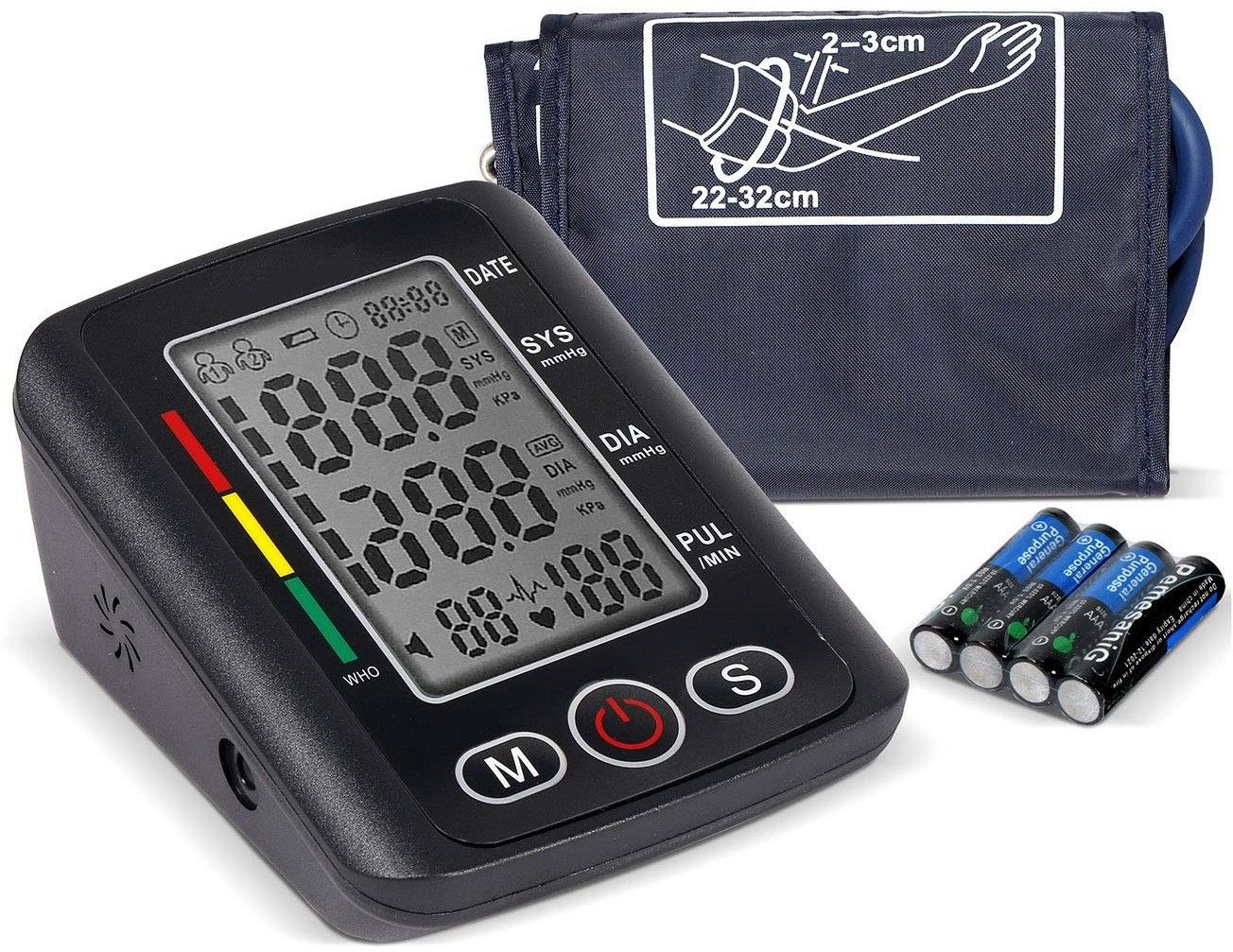 MCP BP 113A talking with backlight Digital BP Blood Pressure Monitor With USB Charging Port Irregular Heartbeat and Pulse Indicator Bp Monitor Bp Monitor-image-6