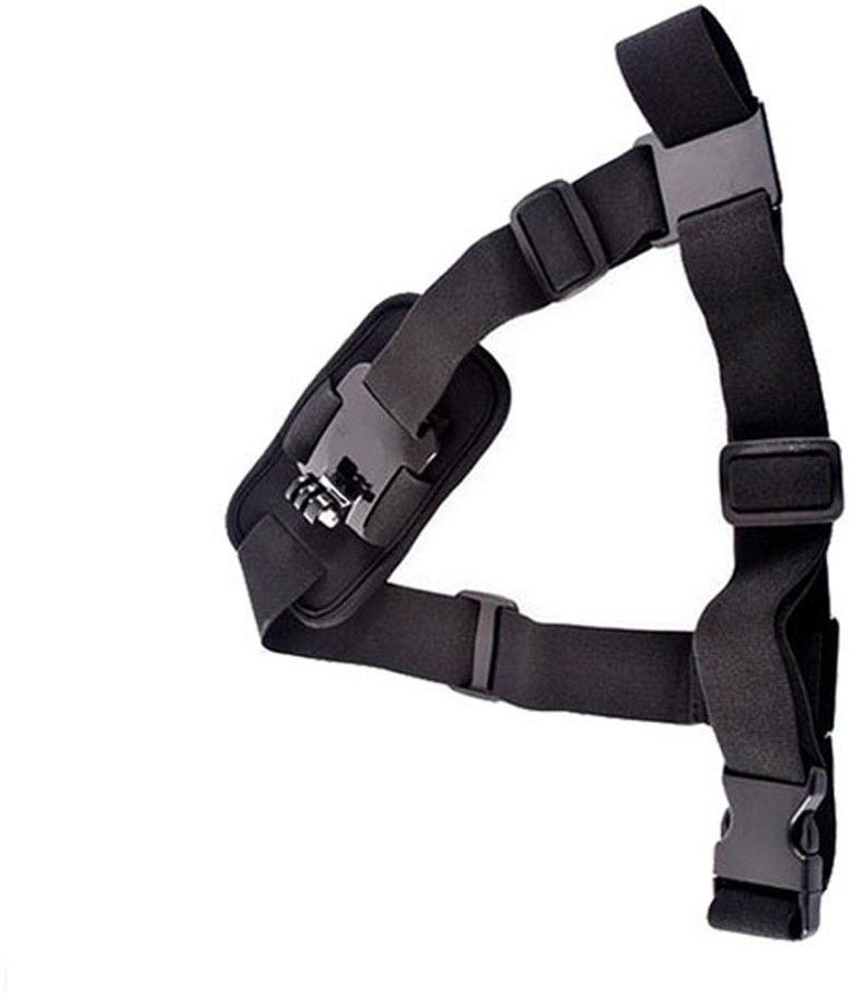 FUTABA Action Camera Chest Harness Adaptor for Go pro - Black Strap-image-31