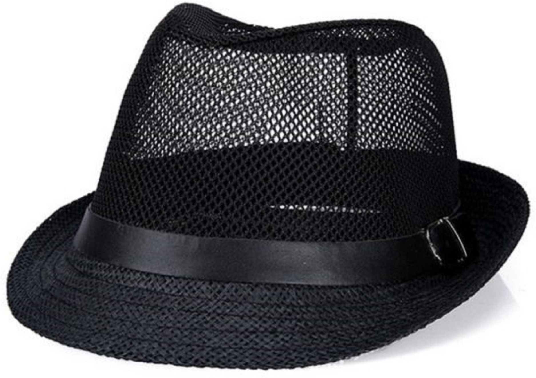 ZACHARIAS Fedora Cowboy Breathable Mesh Net Hat Cap-picture-25
