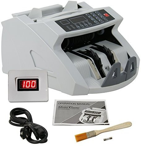 MME New INR Rs. 10,50,100,500 & Rs.2000 Note Counting Machine with Fake Note Detector Note Counting Machine  (Counting Speed - 1000 notes/min) Note Counting Machine image 1
