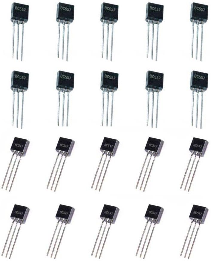 elph BC 547 & BC 557 transistor pack of 20 pieces (10 pieces each) Electronic Components Electronic Hobby Kit-picture-37