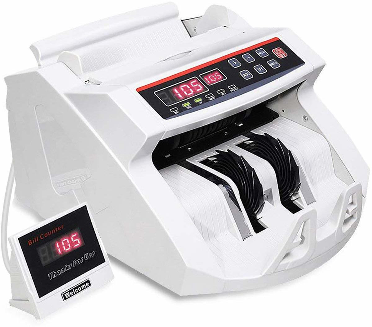 MME MULTI-FUNCTION LED Display Money Bill Counter Counterfeit Detector UV, IR & MG Note Counting Machine image 1