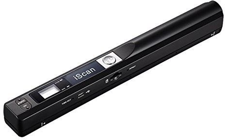 microware 900DPI iScan Wireless HD Portable Hand Held Mini Scanner Great Helper Cordless Portable Scanner