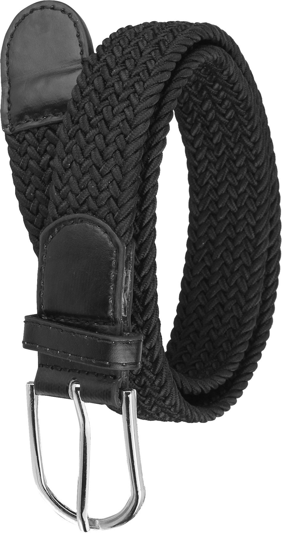 Women Casual Black Nylon Belt
