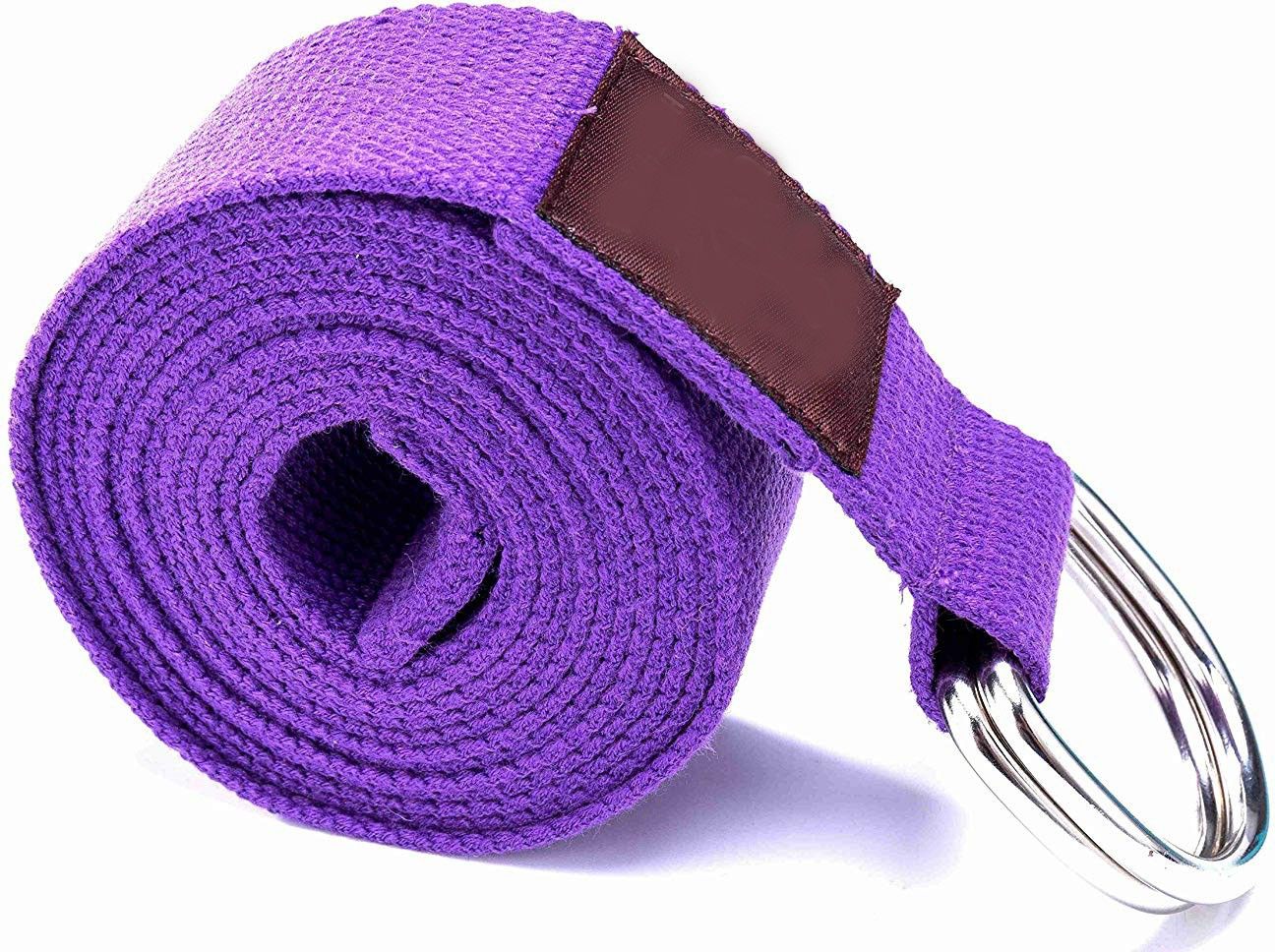 Yoga Strap Made from Durable Cotton with Adjustable D-Ring Cotton Yoga Strap-image-43