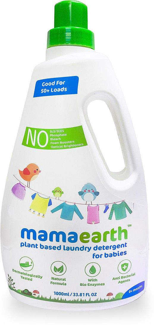 Mamaearth's Plant Based Baby Laundry Liquid Detergen Mamaearth's Plant Based Baby Laundry Liquid Detergen