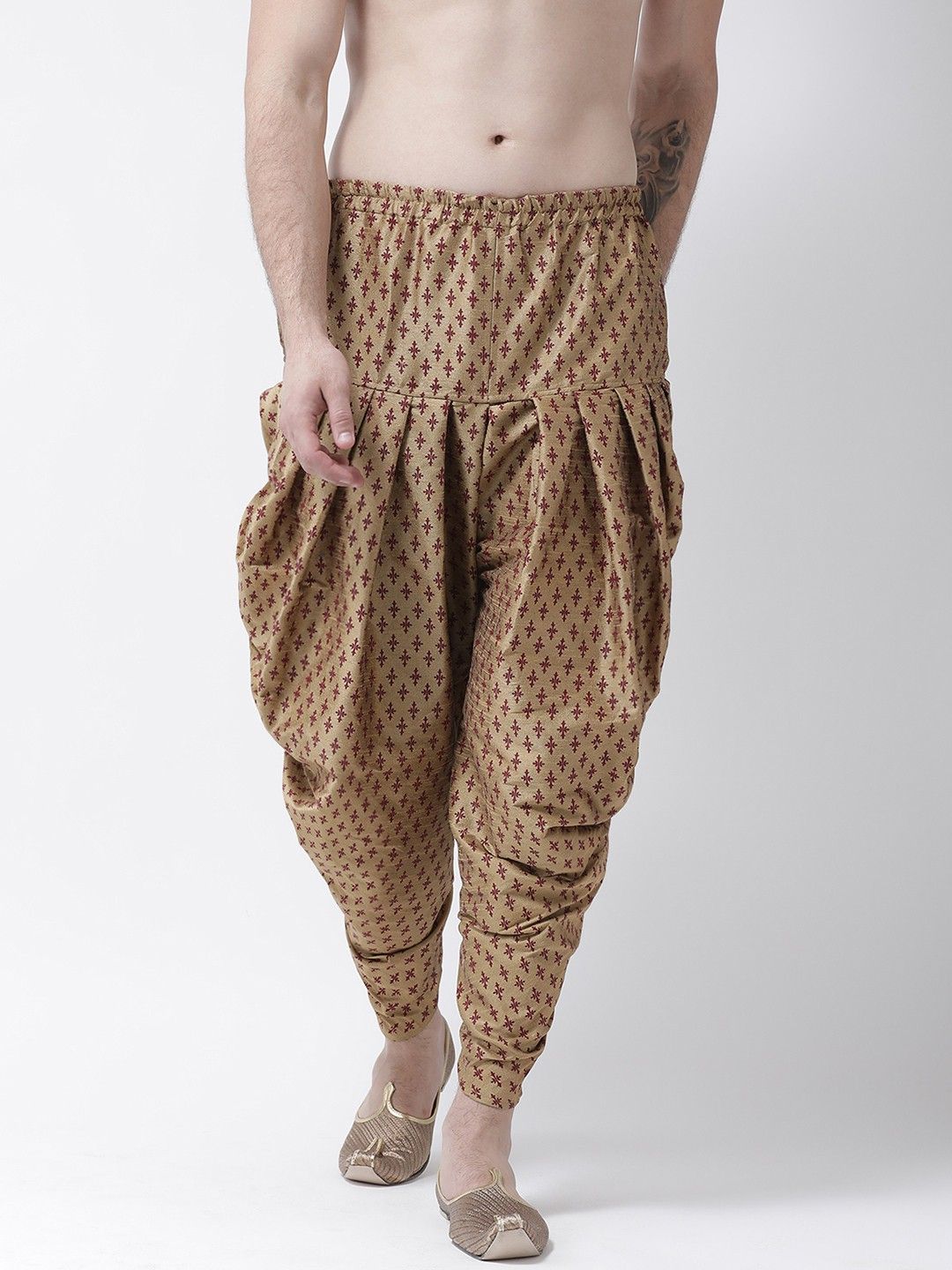 Silk Blend Printed Patiala