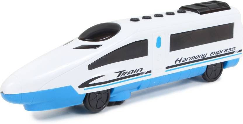Express Train Engine Toy with Dynamic Music, Flashing Lights and & Rotation-image-2