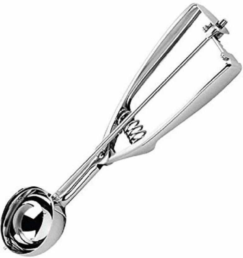 Best Stainless Steel Ice Cream Scoop /ice cream scooper ,kitchen tools,Easy Handheld Ice Cream Serving Scoop (Pack of 1) Stainless Steel Cutlery Set-image-30