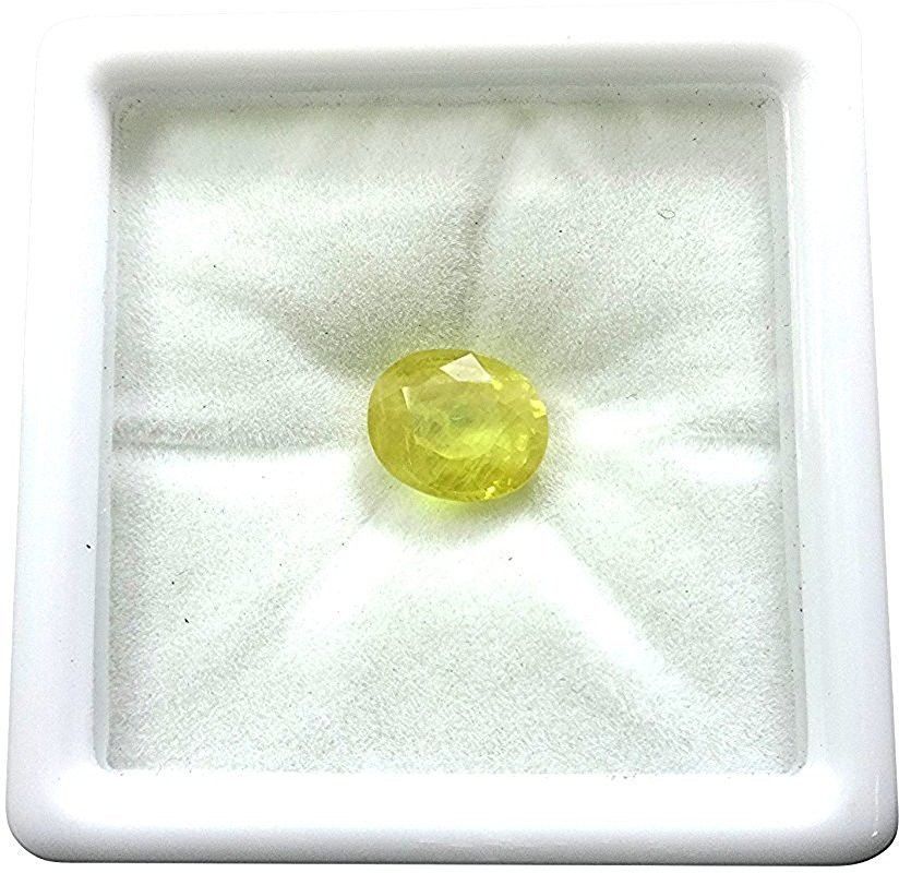 Getgemstones Yellow Cut Natural Sapphire Gemstone-image-25