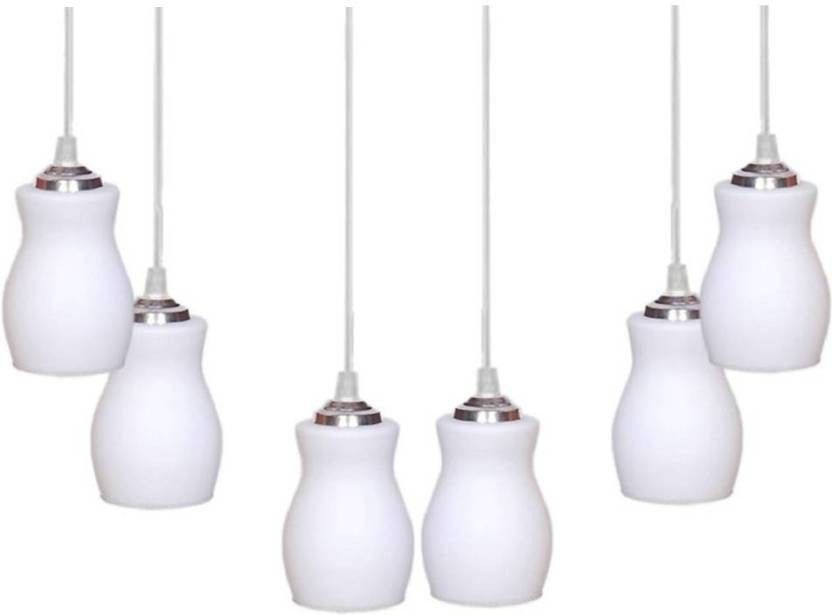 Pandans Hanging Ceiling Light Of Stylish Colorful & Decorative Three Glass Shade Lamp (Set Of Two)-DR20 Pendant Lamp Ceiling Lamp-image-25