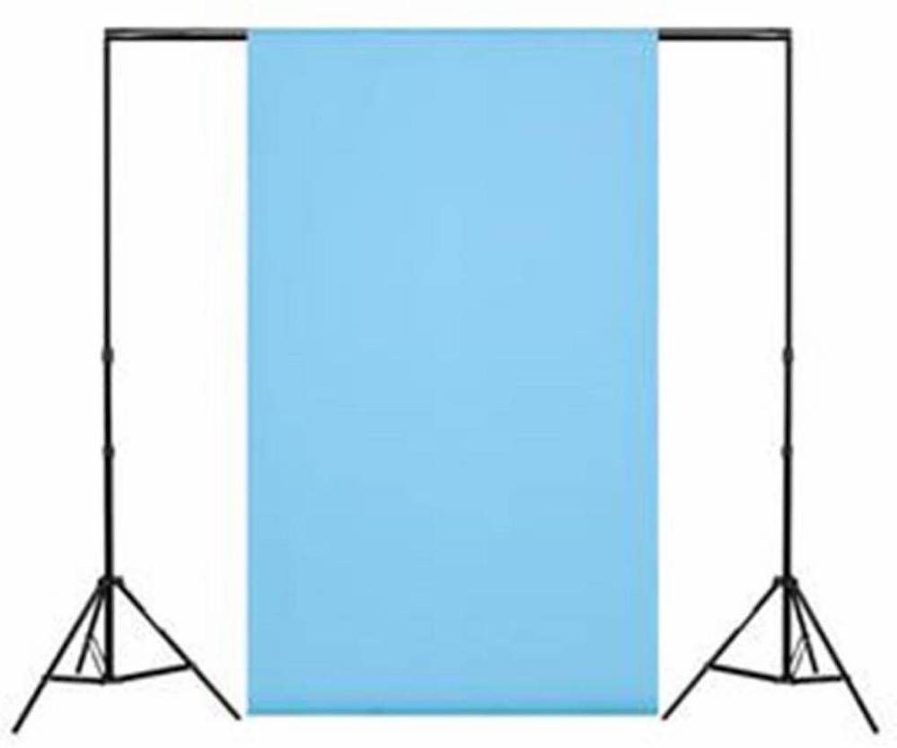 millets professional studio background change reflector backdrop (sky blue-muslin wrinkle free) reflector