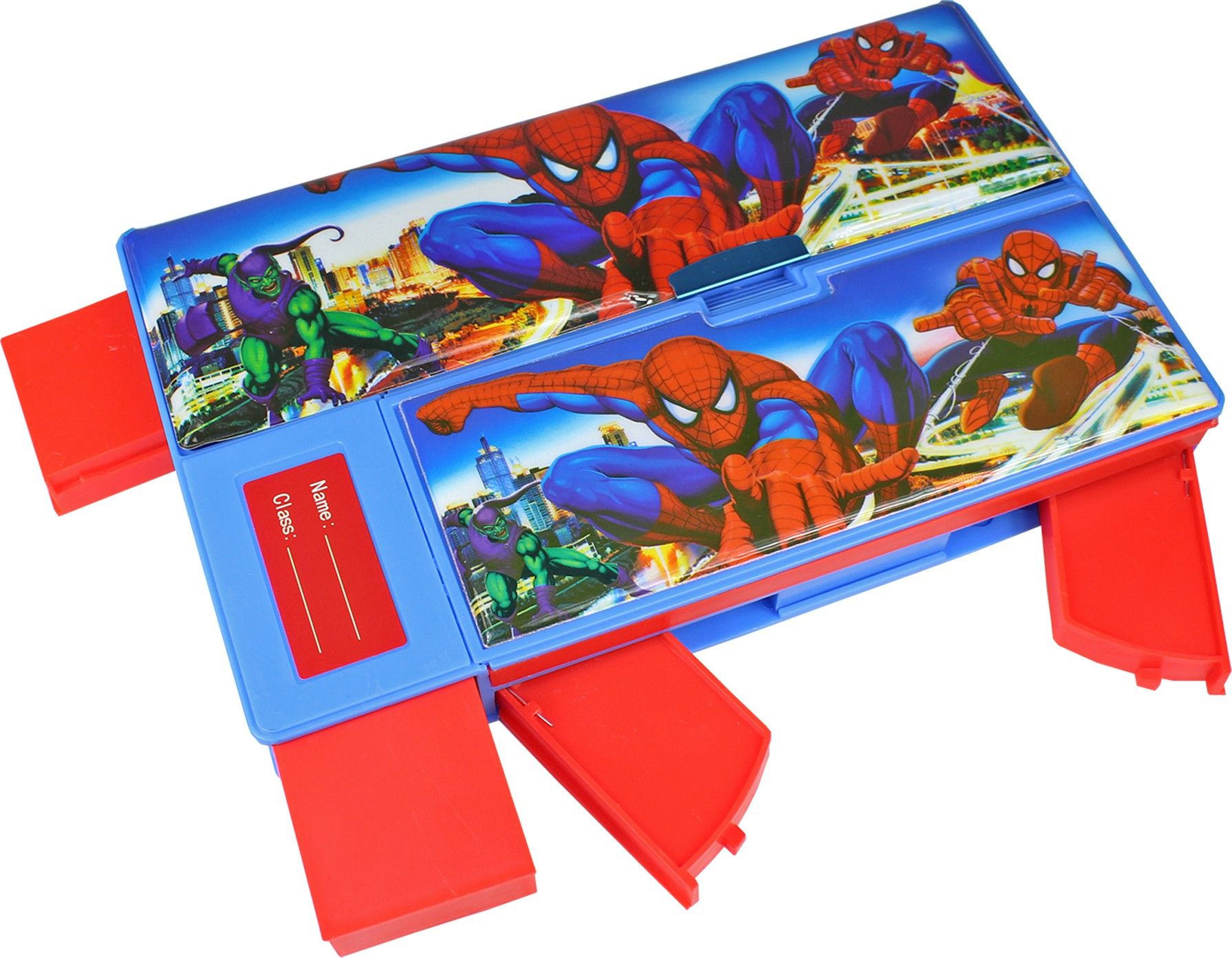 aefsatm Jumbo Spiderman Pencil Box Cartoon Art Plastic Pencil Box-picture-16