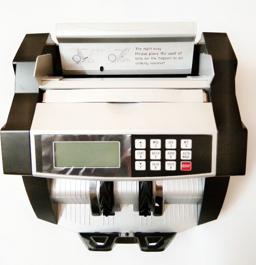 HANUTECH SOFTWARE UPDTED CURRENCY COUNTING MACHINE WITH MANUAL VALUE OPION FOR INDIAN CURRENCY Note Counting Machine image 1