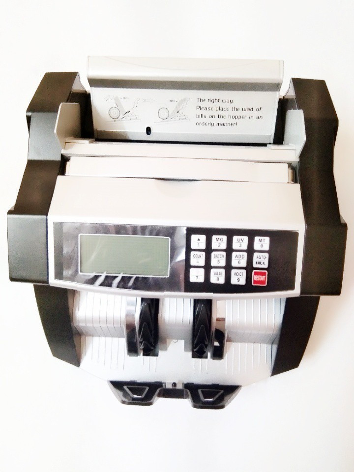 MME LCD DISPLAY FAKNE NOTE DETECTOR CURRENCY COUNTING MACHINE WITH MANUAL VALUE OPTION Note Counting Machine image 1