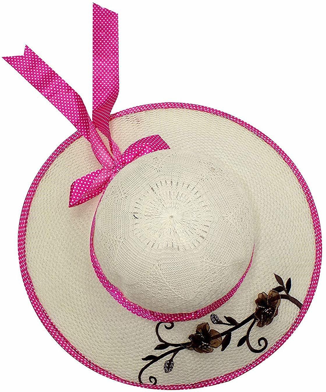 VERBIER Long Brim beach Hat for women stylish in summer-picture-26
