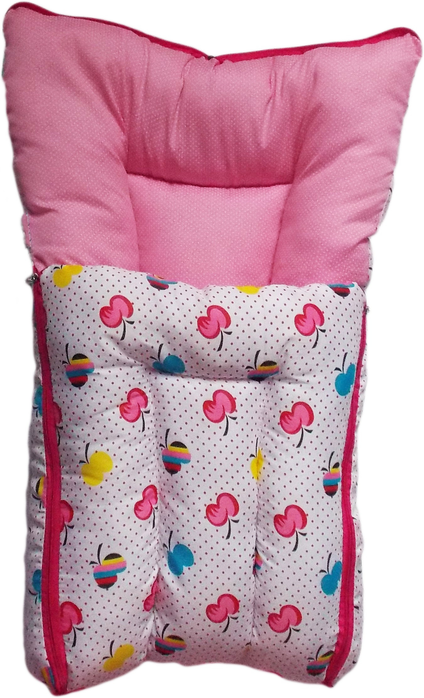 dolphin52 DOT ZIPPER RED SOFT AND COMFORTABLE FOR NEW BORN ( 0-3 MONTHS ) Sleeping Bag image 1