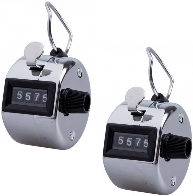 Analog Tally Counter Silver (Pack of 2) Analog Tally Counter-image-1