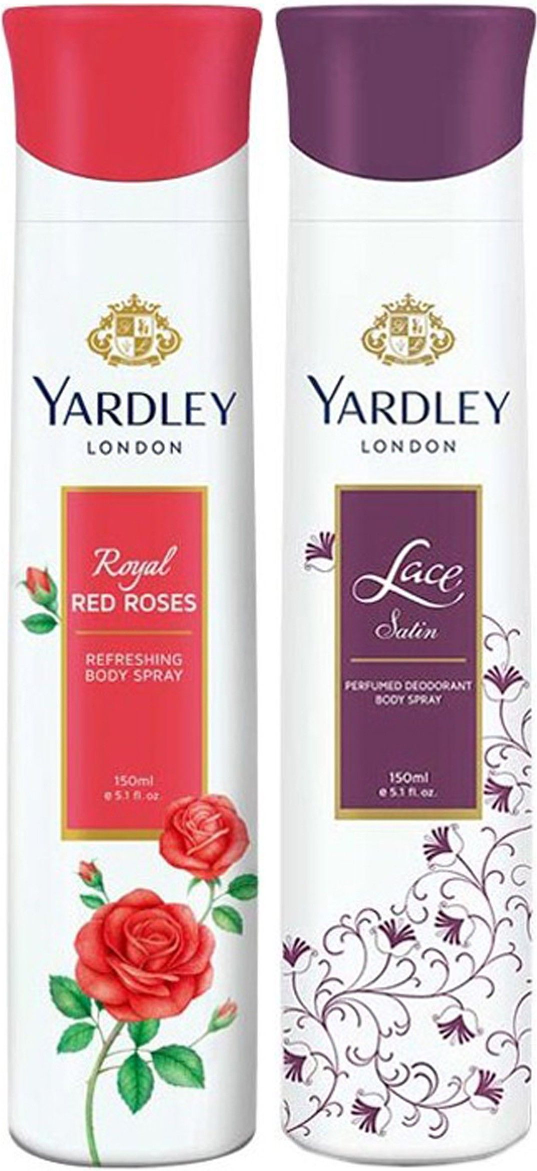 yardley london Red Roses and Lace Satin Combo Set-picture-45