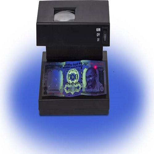 DRMS STORE Countertop Counterfeit Currency Detector  (UV, MG, WM) Countertop Currency Detector image 1