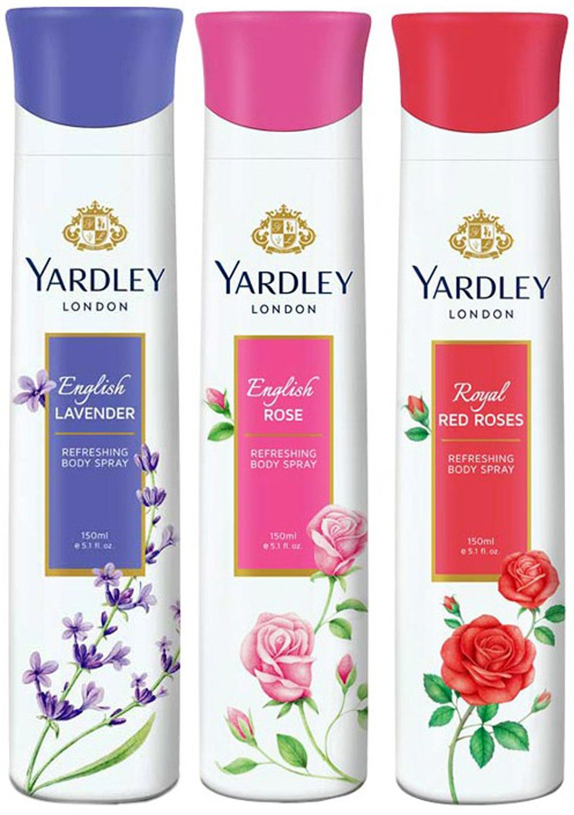 yardley london English Lavender+English Rose+Red Roses Deodorant Spray - For Women-picture-14