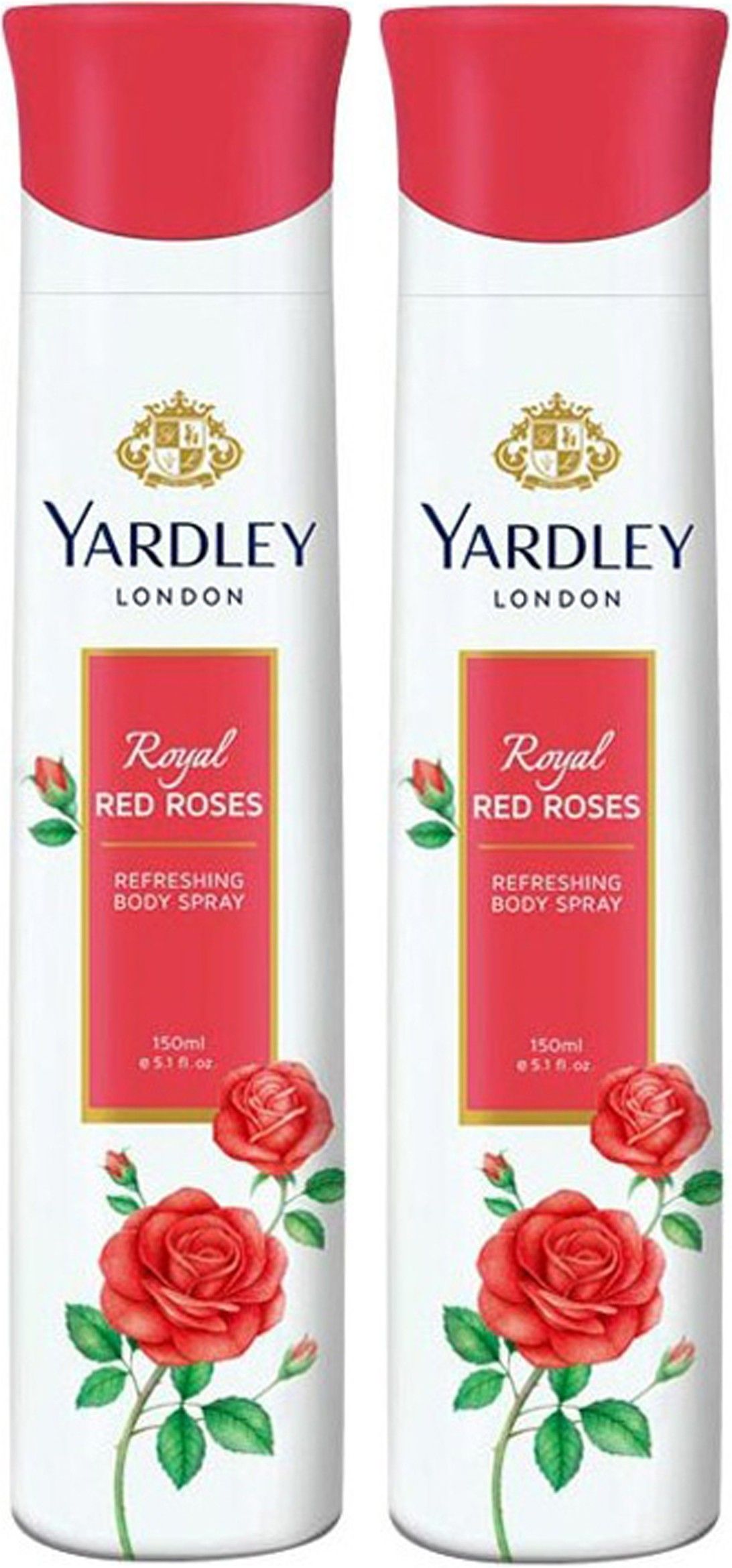 yardley london Red Roses Deodorant Spray (Pack of 2) Body Mist-For Women-picture-27