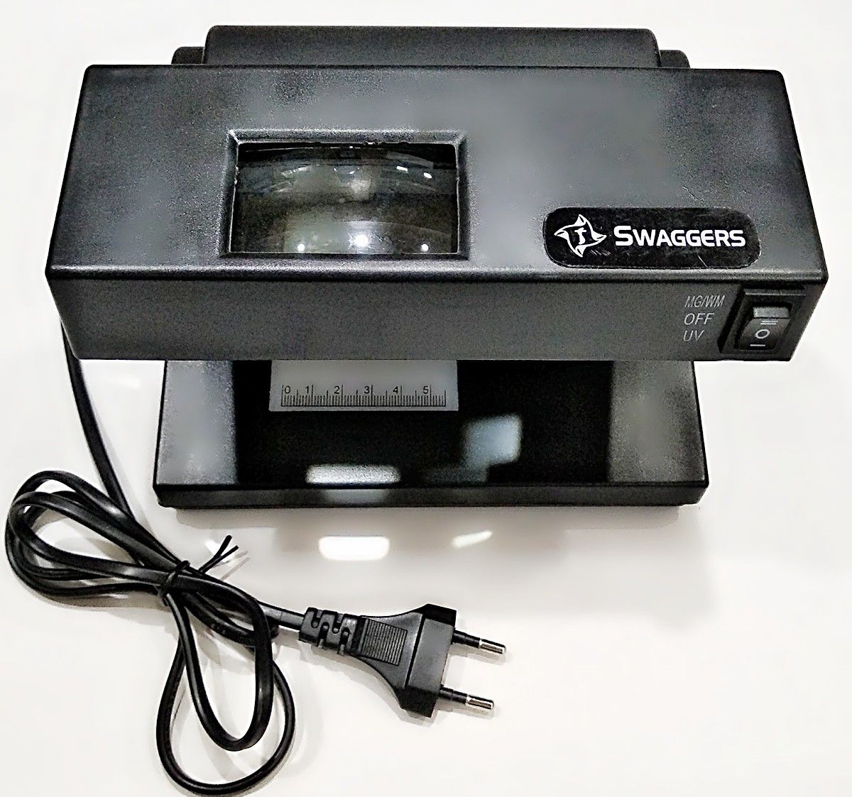 Security Store FAKE MONEY DETECTOR MG ,UV LAMP Countertop Currency Detector