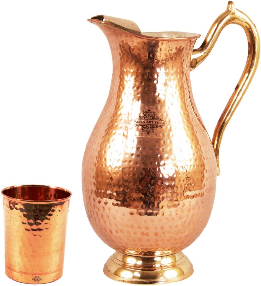 indianartvilla IAV-CB-1-249 B Jug Glass Set-picture-33