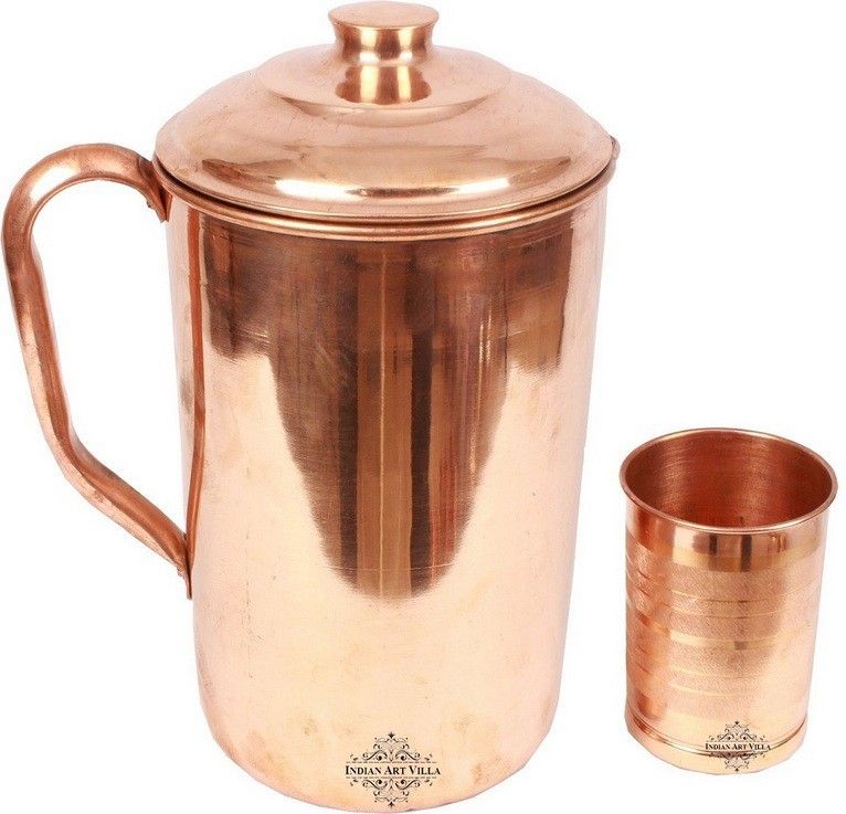 indianartvilla IAV-C-1-118C Jug Glass Set-picture-44