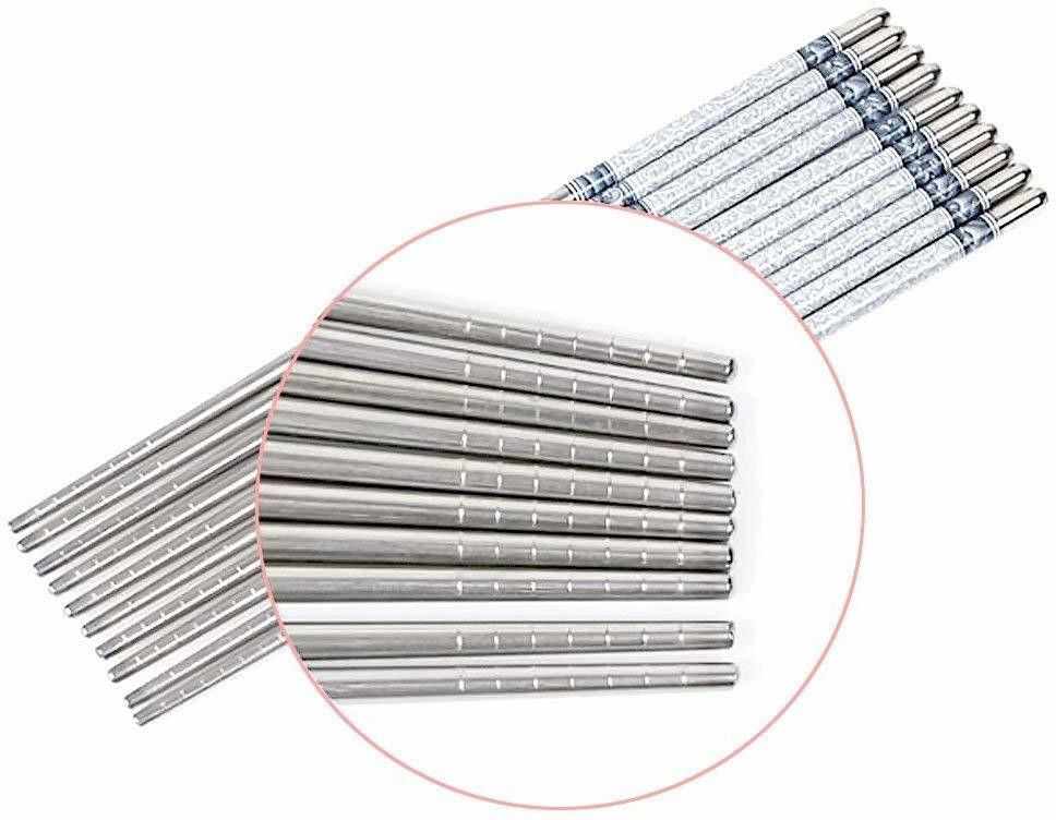 qblyn Eating Stainless Steel Korean Chopstick-picture-14