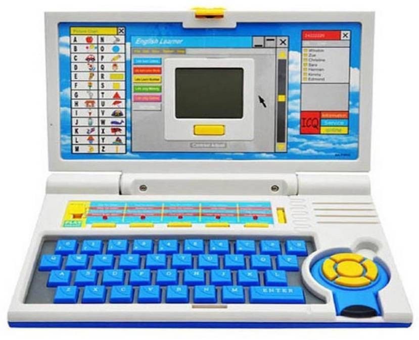 Kids English Learner Computer Toy Educational Laptops  (Blue)-image-27