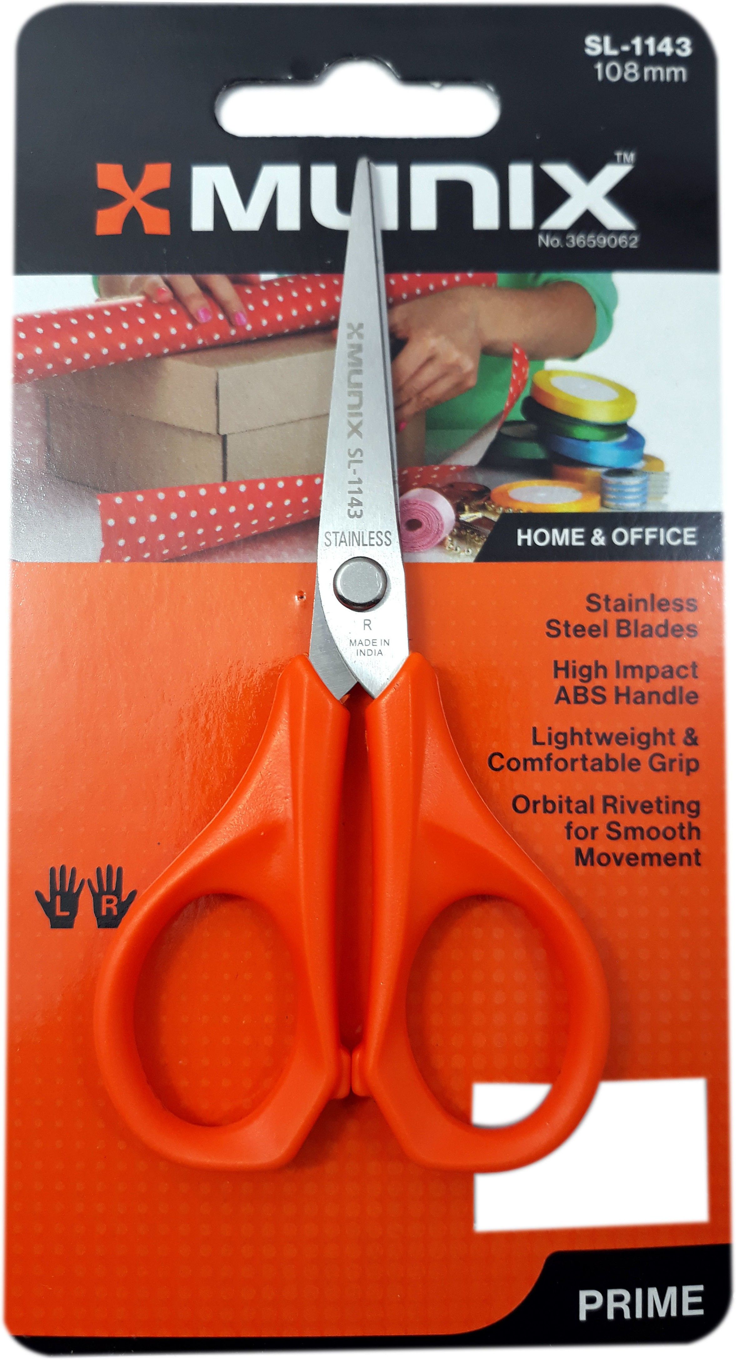 munix Majestic Basket Multipurpose Stainless Steel Home /Office/ School Scissors SL-1143 Scissors-picture-23