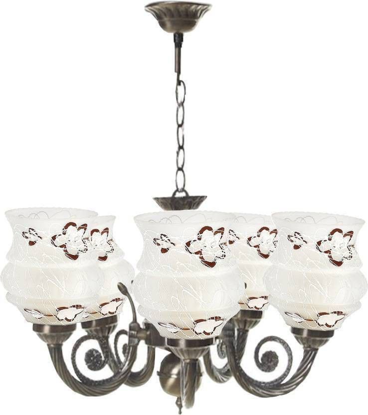 Pendant Chandeliers Of 5 Colorful Lamp shade , 42X42X48 CM. Chandelier Ceiling Lamp-image-36