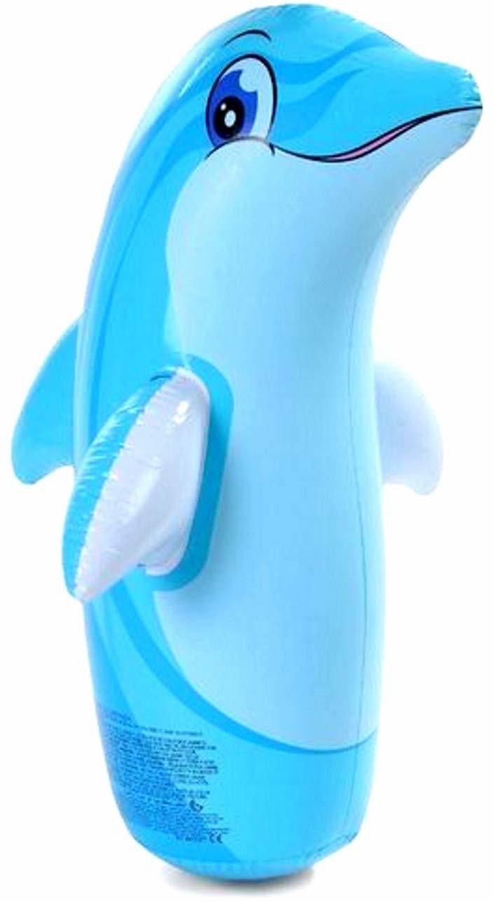 Hit Me Dolphin Inflatable Bouncer (Multicolor) ORIGINAL Inflatable HitMe Toys