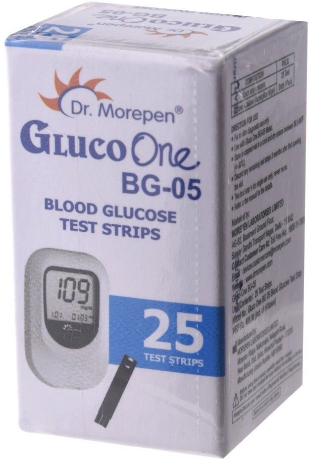 Dr. Morepen GlucoOne BG 05 25 Glucometer Strips-picture-28