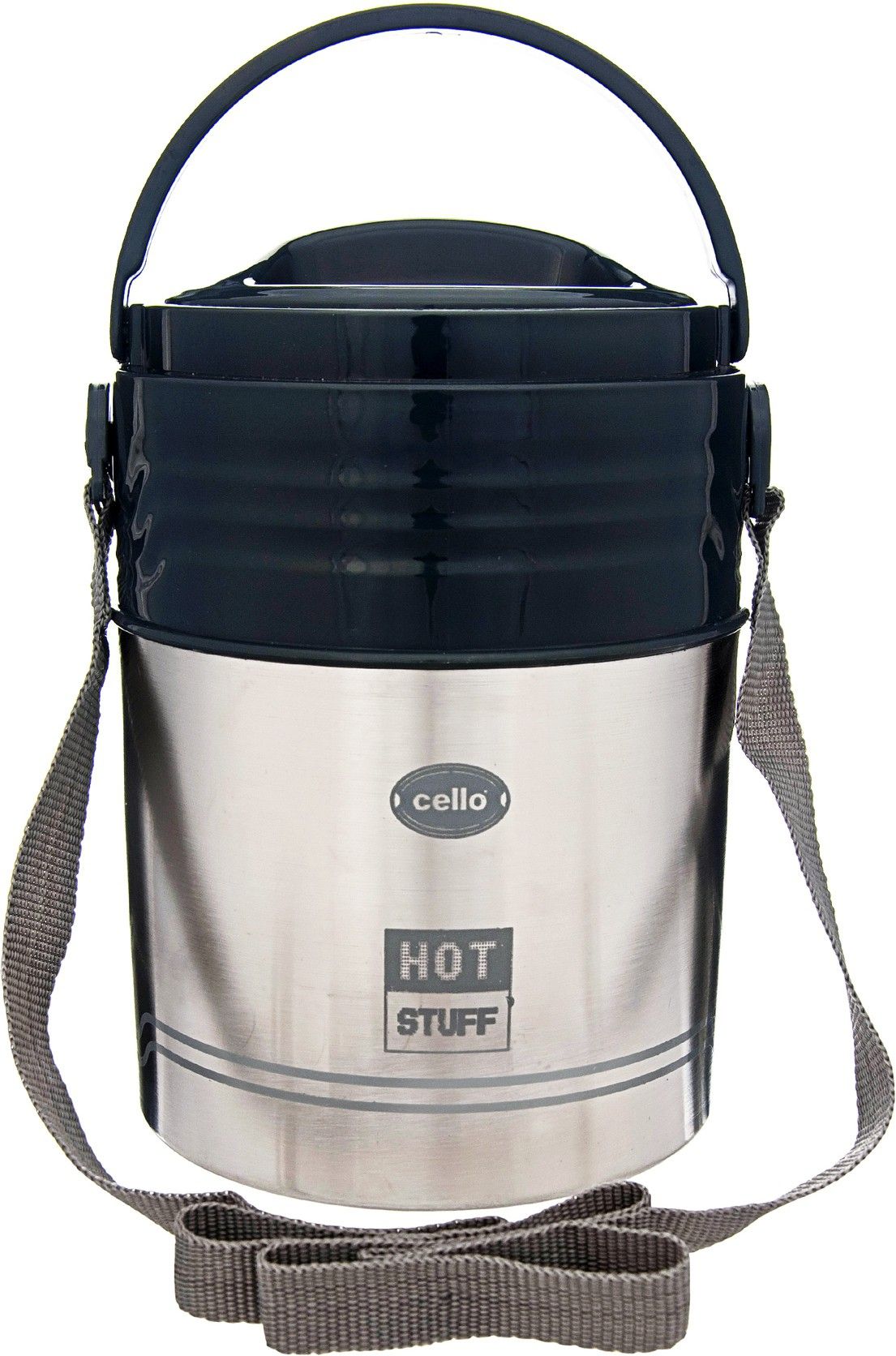 HOT STUFF BLACK 3 3 Containers Lunch Box-image-22