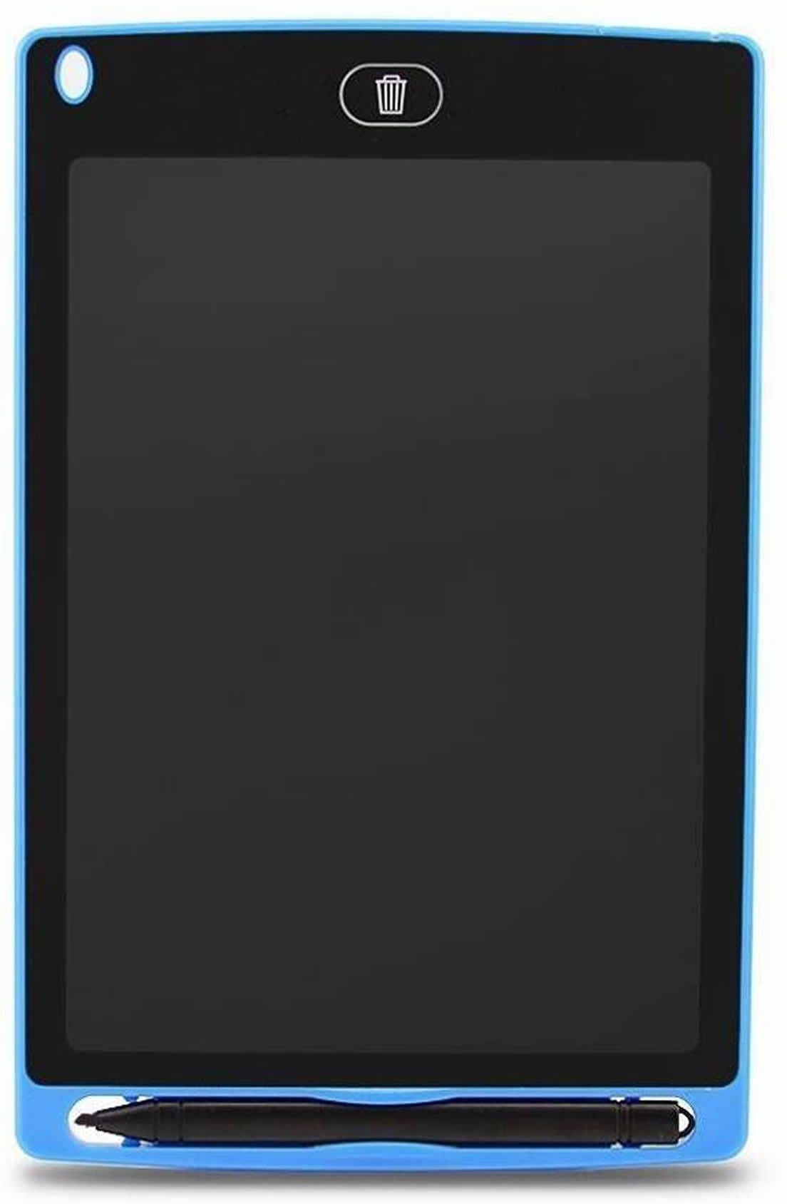 1 Compartments Plastic POR-880 Portable Ruff Pad 4.4" LCD Writing Pad (Blue)-image-28