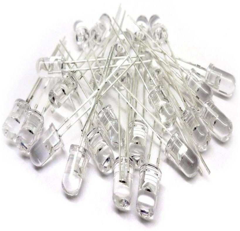 gobagee 5mm Ultra Bright LED 5 color Set Of 100 (20 pcs each) Light Electronic Hobby Kit-picture-24