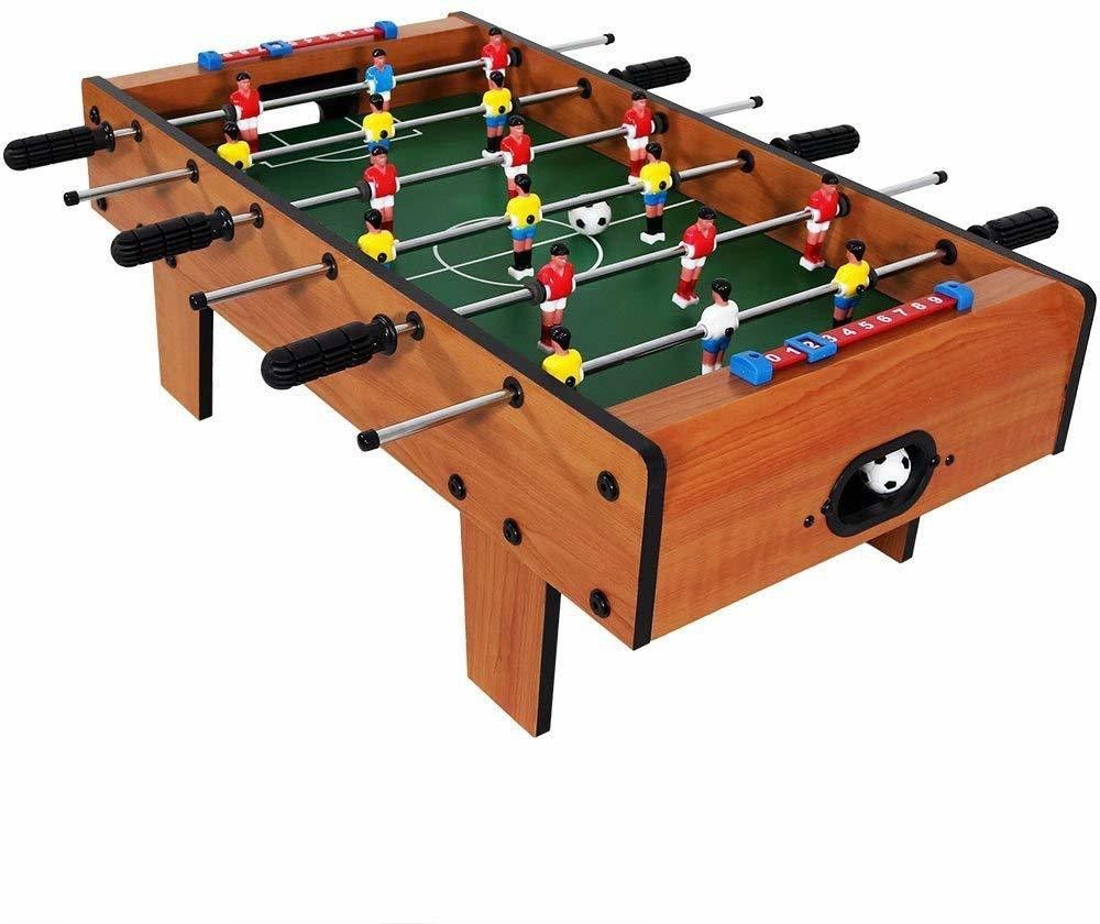 Big-Sized Football Table Soccer Game with 6 Rods Toys for 4 Years Old Boys & Girls & Adult Toys( 69cm) Foosball Board Game