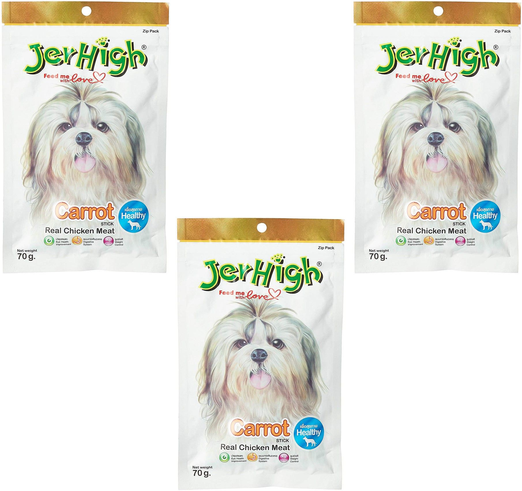 jerhigh Real chicken meat Carrot Dog Treat-picture-23