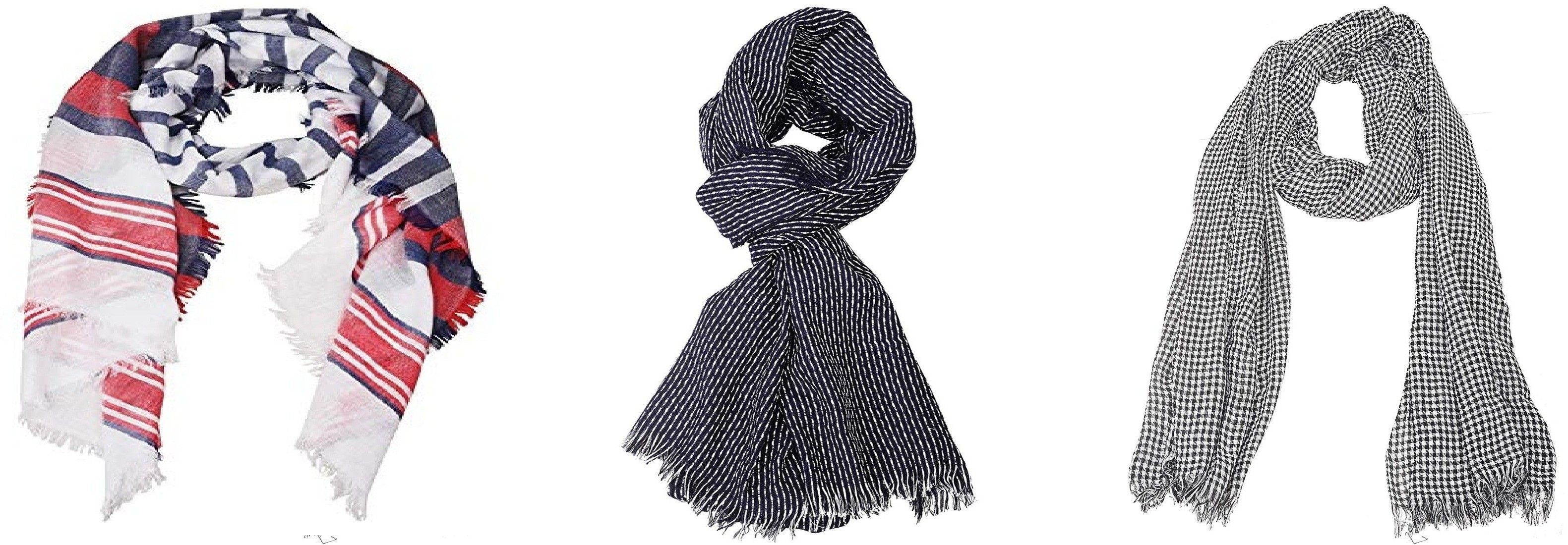 aimee Self Design Pure Cotton Men Multicolor Fancy Scarf-picture-19