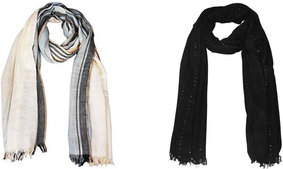 pappi boss Self Design Pure Cotton Men Multicolor Fancy Scarf-picture-15