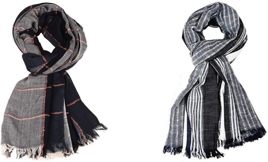 pappi boss Self Design Pure Cotton Men Multicolor Fancy Scarf-picture-11