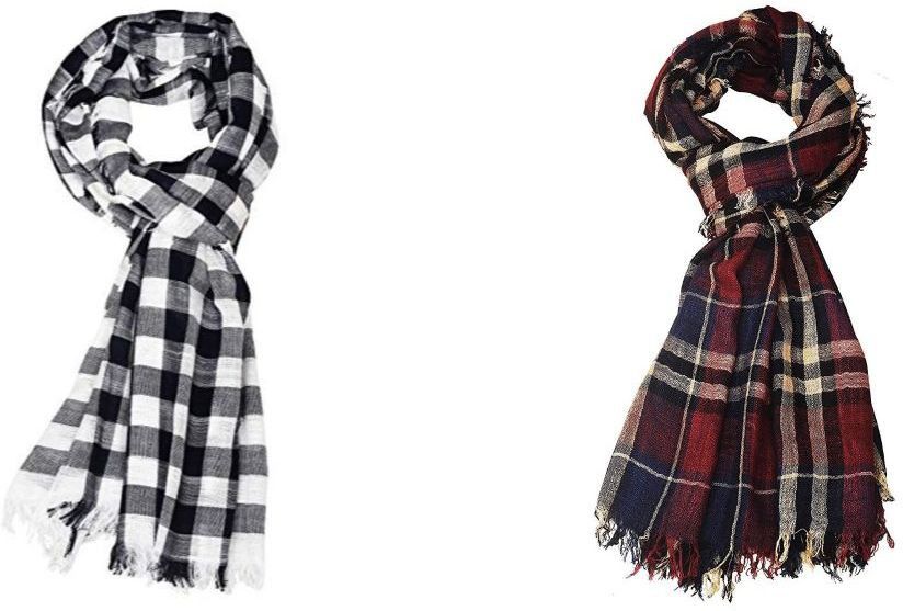 pappi boss Self Design Pure Cotton Men Multicolor Fancy Scarf-picture-23