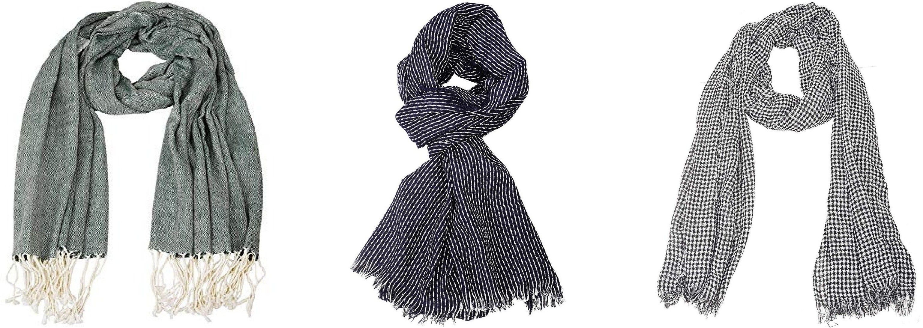 Self Design Pure Cotton Men Multicolor Fancy Scarf-image-31