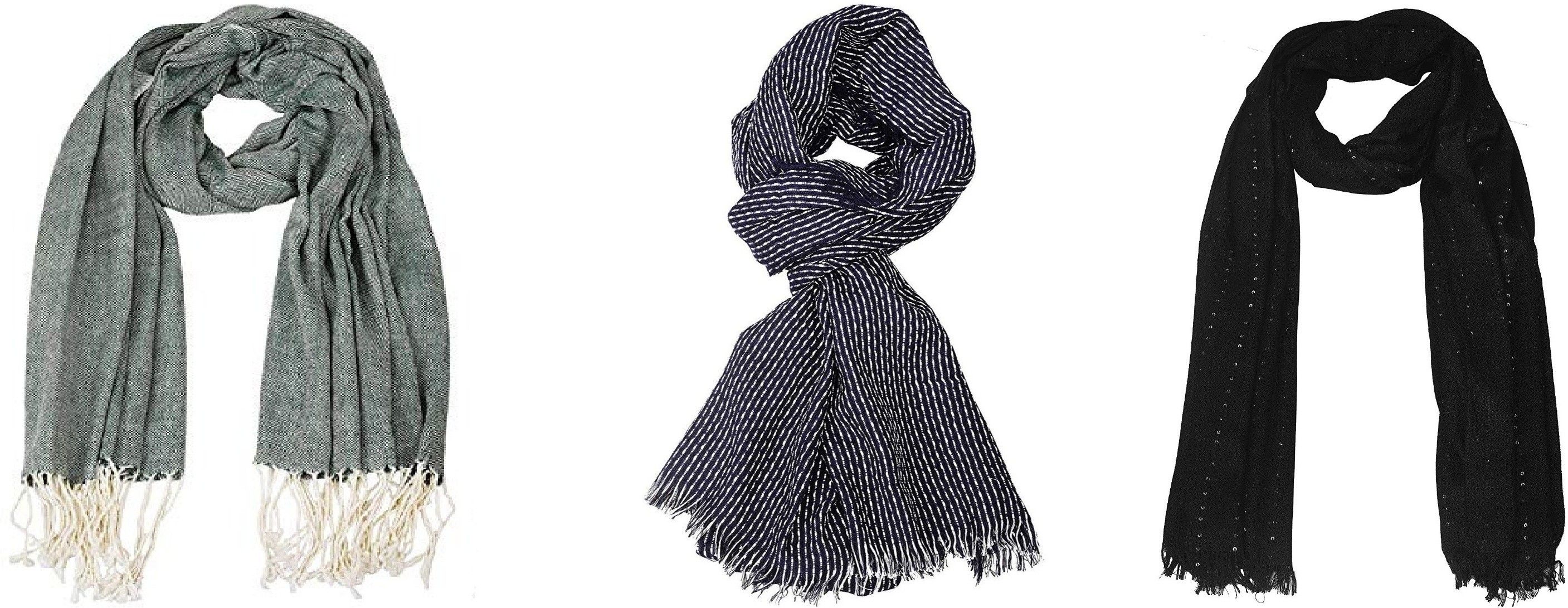 aimee Self Design Pure Cotton Men Multicolor Fancy Scarf-picture-19