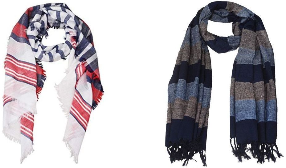 aimee Striped Pure Cotton Men Multicolor Fancy Scarf-picture-18