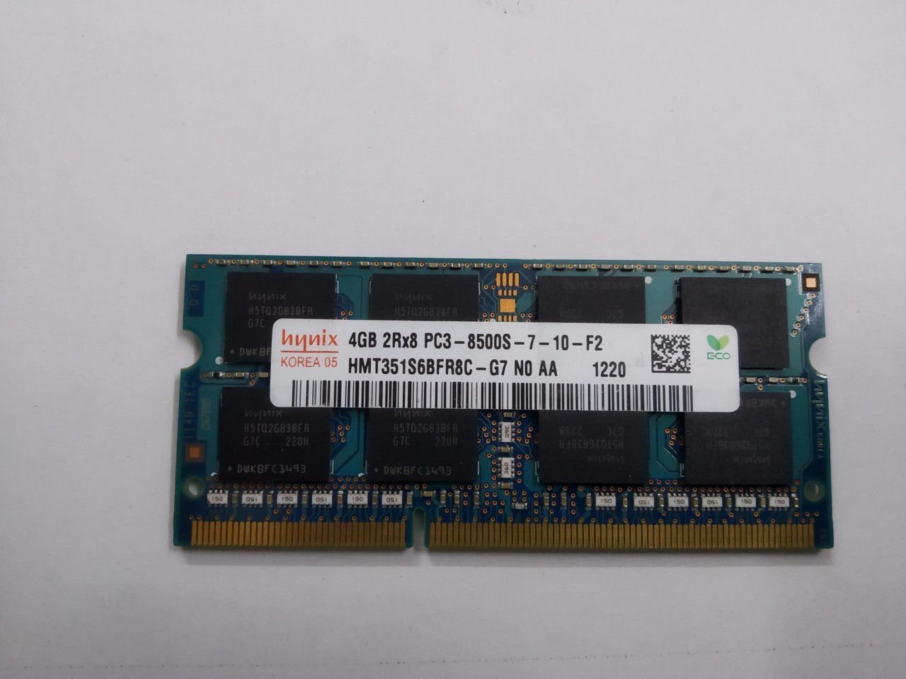 Hynix 8500 DDR3 4 GB Laptop (HMT351S6BFR8C-G7 PC3 8500s) image 1