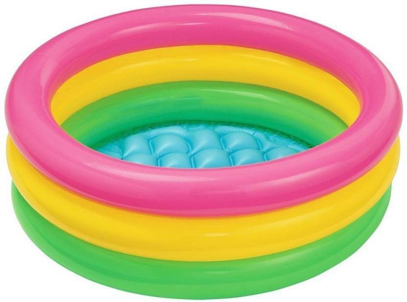 Inflatable Baby Pool, Multi Color (2-feet) Inflatable Swimming Pool